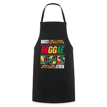 Rastafari Music Vibes Only Rasta Jamaica Reggae - Cooking Apron - black - Front - AI Model Male 185 dark (185cm)