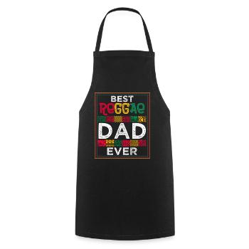 Rastafari Music Vibes Only Rasta Jamaica Reggae - Cooking Apron - black - Front - AI Model Male 185 dark (185cm)