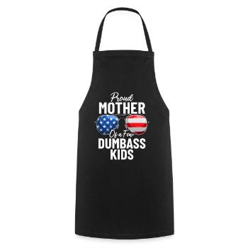 Stolze Mutter Von Ein Paar Dummen Kindern Lustig USA - Kochschürze - Schwarz - Vorne - AI Model Male 185 dark (185cm)