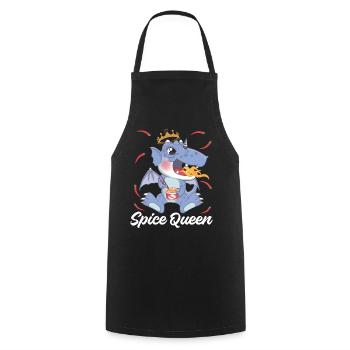 Spice Queen - Cooking Apron - black - Front - AI Model Male 185 dark (185cm)