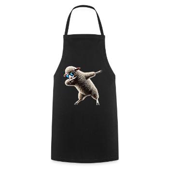 Funny Dabbing Sheep Dancing Animal Lover Dab - Cooking Apron - black - Front - AI Model Male 185 dark (185cm)