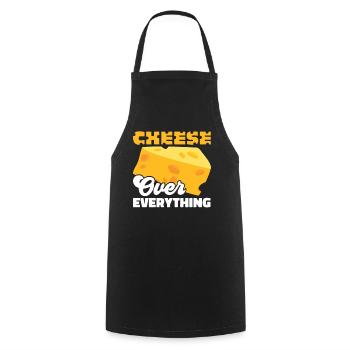 Käser Molkerei Käsemacher Milchtechnologe Käse - Kochschürze - Schwarz - Vorne - AI Model Male 185 dark (185cm)