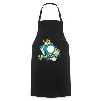 Bingo King Professional Caller Daubers Bingo - Cooking Apron - black - Front - AI Model Male 185 dark (185cm)