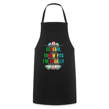 Don't Always Scream Daubers Professional Caller - Cooking Apron - black - Front - AI Model Male 185 dark (185cm)
