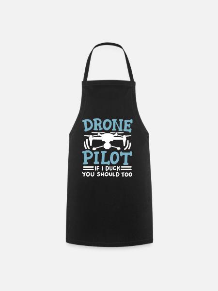 Drohnenpilot Drohne - Kochschürze - Schwarz
