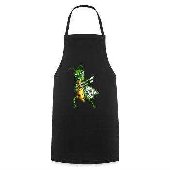 Grillen Dabbing Natur Shirt Kinder Tanz Stunde - Kochschürze - Schwarz - Vorne - AI Model Male 185 dark (185cm)
