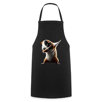 Funny Dabbing Guinea Pig Animal Lover Animal - Cooking Apron - black - Front - AI Model Male 185 dark (185cm)