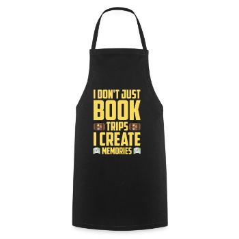 Tourism clerk Travel agency - Cooking Apron - black - Front - AI Model Male 185 dark (185cm)