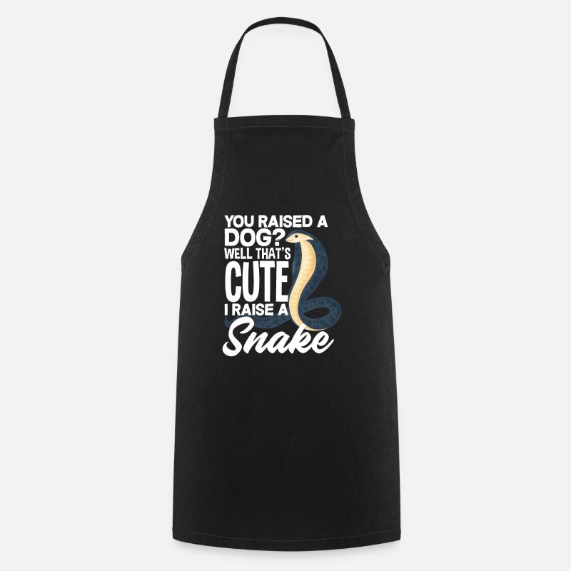Serpent Meilleur animal de compagnie - Tablier de cuisine - noir