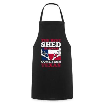 Antler Hunting Antler Hunter Hunting Hunting Trophy - Cooking Apron - black - Front - AI Model Male 185 dark (185cm)