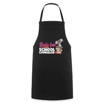 School Counselor Koala Koala-Fied - Kochschürze - Schwarz - Vorne - AI Model Male 185 dark (185cm)