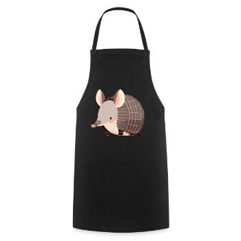 Armadillo Gürteltiere Gürteltier - Kochschürze - Schwarz - Vorne - AI Model Male 185 dark (185cm)