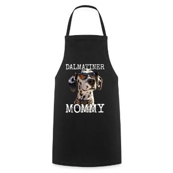 Dalmatian Mommy Dogs Mom Mom Mother's Day Mom - Cooking Apron - black - Front - AI Model Male 185 dark (185cm)