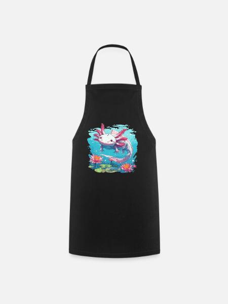 Axolotl - Tablier de cuisine - noir