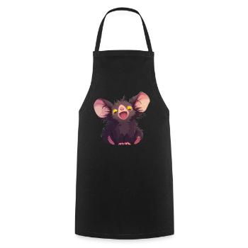 Aye-Aye Finger Animals Finger Animal - Cooking Apron - black - Front - AI Model Male 185 dark (185cm)