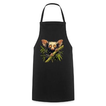 Aye-Aye Finger Animals Finger Animal - Cooking Apron - black - Front - AI Model Male 185 dark (185cm)