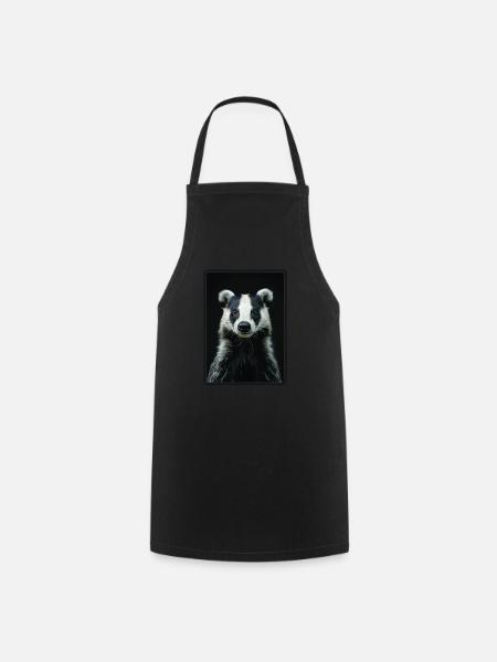 Badger Dachse Dachs - Kochschürze - Schwarz