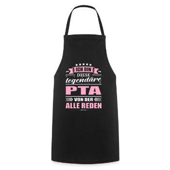Ich Bin Diese Legendäre PTA Von Der Alle Reden - Kochschürze - Schwarz - Vorne - AI Model Male 185 dark (185cm)