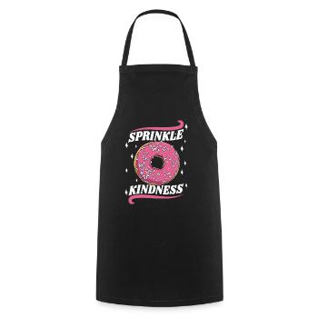 Streusel Freundlichkeit Donut-Maker Glasierter Liebhaber - Kochschürze - Schwarz - Vorne - AI Model Male 185 dark (185cm)