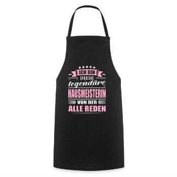 Ich Bin Diese Legendäre Hausmeisterin - Kochschürze - Schwarz - Vorne - AI Model Male 185 dark (185cm)