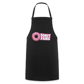 Donut Panic Donut glasierter Maker Liebhaber Donut - Kochschürze - Schwarz - Vorne - AI Model Male 185 dark (185cm)