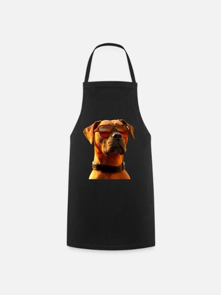 Rhodesian Ridgeback Jagdhund Hunde Stolz Ridgeback - Kochschürze - Schwarz