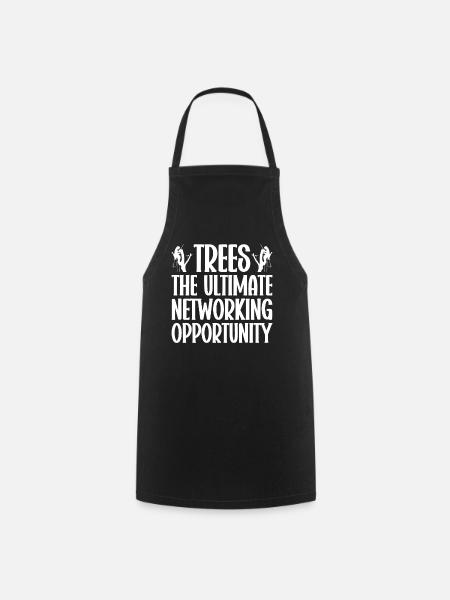 Arboriculteur Arboriculture Grimpeur d’arbres Accrobranche - Tablier de cuisine - noir
