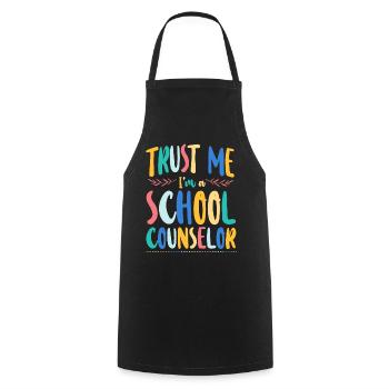 Conseiller scolaire Croyez-moi, je suis un - Tablier de cuisine - noir - Devant - AI Model Male 185 dark (185cm)
