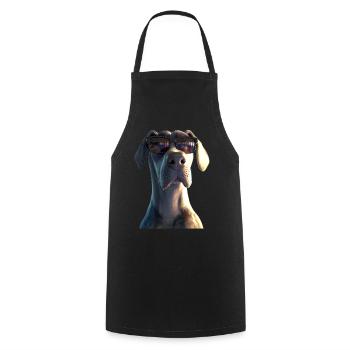 Great Dane Hatz Male Saupacker Great Dane - Cooking Apron - black - Front - AI Model Male 185 dark (185cm)