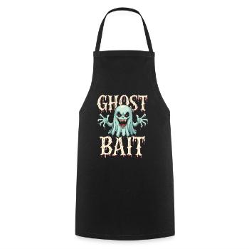 Ghost Bait Halloween Geist Gespenst Geister - Cooking Apron - black - Front - AI Model Male 185 dark (185cm)
