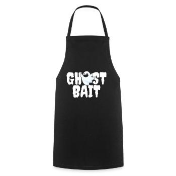 Ghost Bait Halloween Geist Gespenst Geister - Cooking Apron - black - Front - AI Model Male 185 dark (185cm)