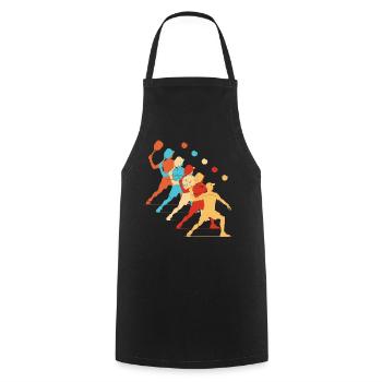 Racquetball Jeux de pickleball pour femmes Racquetballspi - Tablier de cuisine - noir - Devant - AI Model Male 185 dark (185cm)
