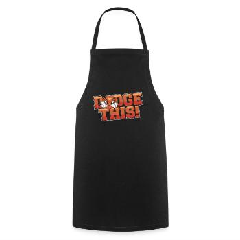 Ce jeu Prisonball Team Player Dodgeball - Tablier de cuisine - noir - Devant - AI Model Male 185 dark (185cm)
