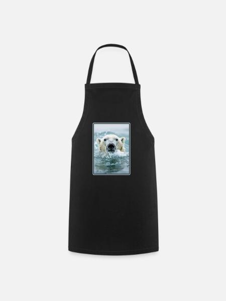 Polar Bear Eisbären Eisbär - Kochschürze - Schwarz