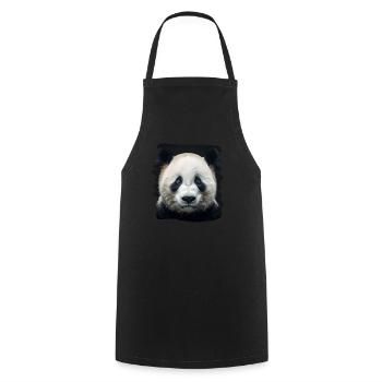 Giant Panda Große Pandas Großer Panda - Kochschürze - Schwarz - Vorne - AI Model Male 185 dark (185cm)