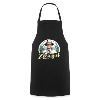 Zoologist Making Sense Of The Wild Animal Lover - Cooking Apron - black - Front - AI Model Male 185 dark (185cm)