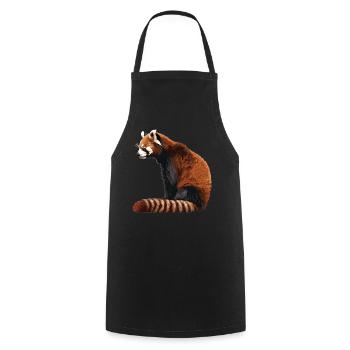 Red Panda Little Pandas Little Red Panda - Cooking Apron - black - Front - AI Model Male 185 dark (185cm)