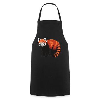 Red Panda Little Pandas Little Red Panda - Cooking Apron - black - Front - AI Model Male 185 dark (185cm)