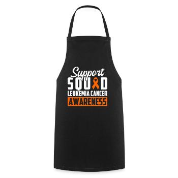 leukemia awareness blood cancer fight - Cooking Apron - black - Front - AI Model Male 185 dark (185cm)