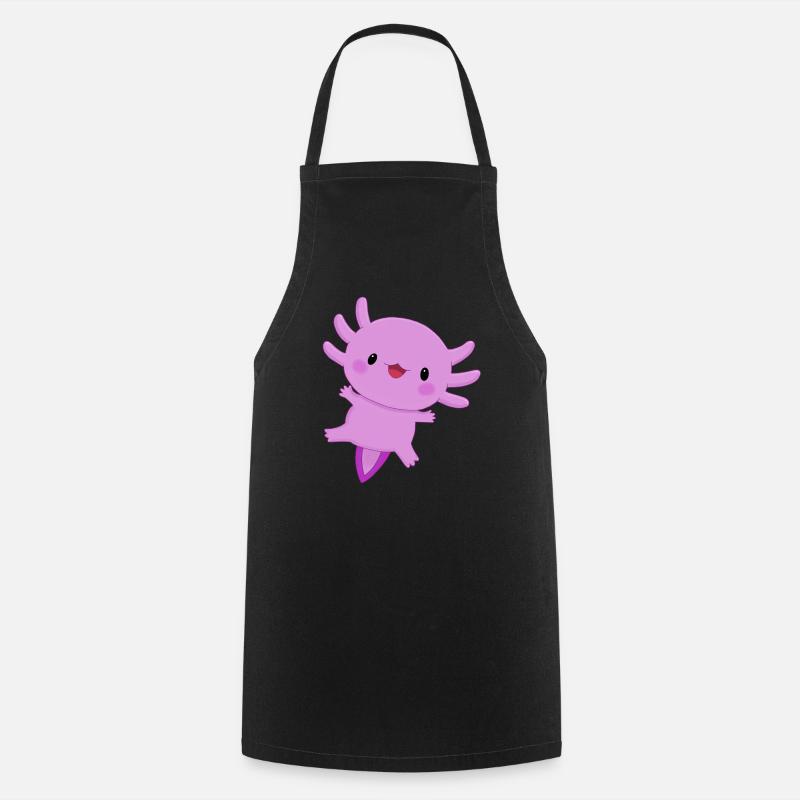 Axolotl - Kochschürze - Schwarz