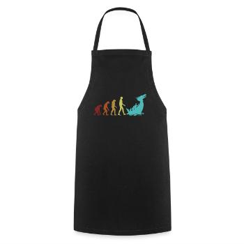 Dragon Boat Evolution Drummer Team Paddler Lover - Cooking Apron - black - Front - AI Model Male 185 dark (185cm)