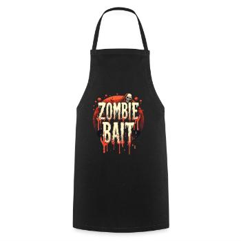 Halloween Zombie Design - Kochschürze - Schwarz - Vorne - AI Model Male 185 dark (185cm)