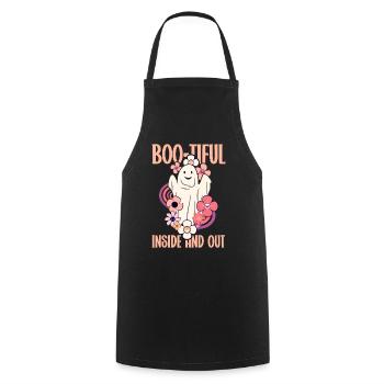 Halloween Costume - Cooking Apron - black - Front - AI Model Male 185 dark (185cm)