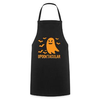 Halloween Costume - Cooking Apron - black - Front - AI Model Male 185 dark (185cm)
