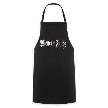 Wiener Jungs Wien Ultras Hooligans - Kochschürze - Schwarz - Vorne - AI Model Male 185 dark (185cm)