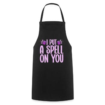 Halloween Costume - Cooking Apron - black - Front - AI Model Male 185 dark (185cm)