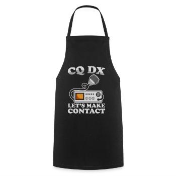 Ham Radio Amateur Radio Amateur Radio - Cooking Apron - black - Front - AI Model Male 185 dark (185cm)