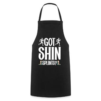 XC Running Cross Country Runner XC Runner - Cooking Apron - black - Front - AI Model Male 185 dark (185cm)