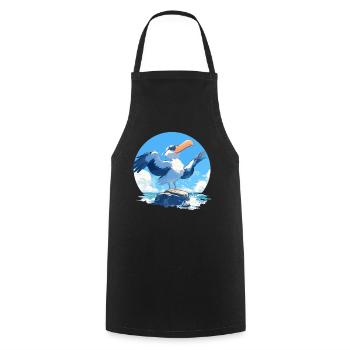 Albatrosse Albatross - Cooking Apron - black - Front - AI Model Male 185 dark (185cm)