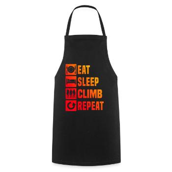 Grimpeurs Bloc Femmes Hommes Bloc - Tablier de cuisine - noir - Devant - AI Model Male 185 dark (185cm)